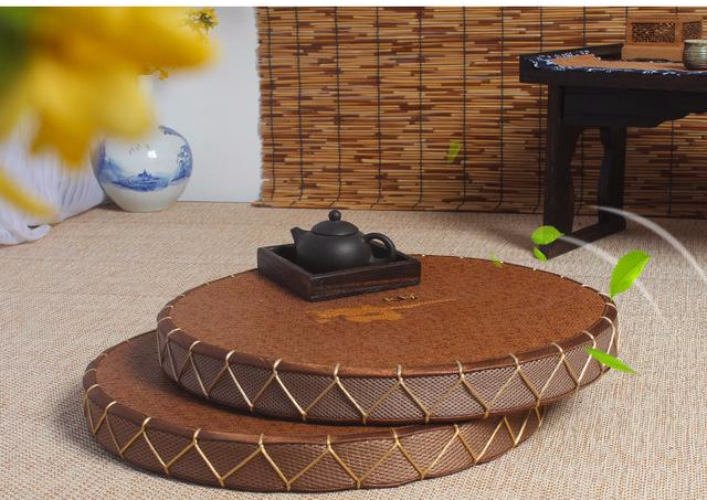 Handmade Straw Meditation Cushion