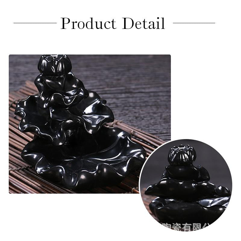 Lotus Pond Bullet Tower Incense Burner