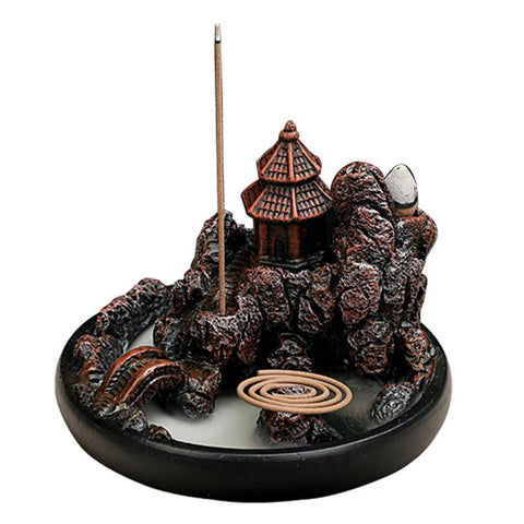High Mountain Flowing Water Smoke Burner