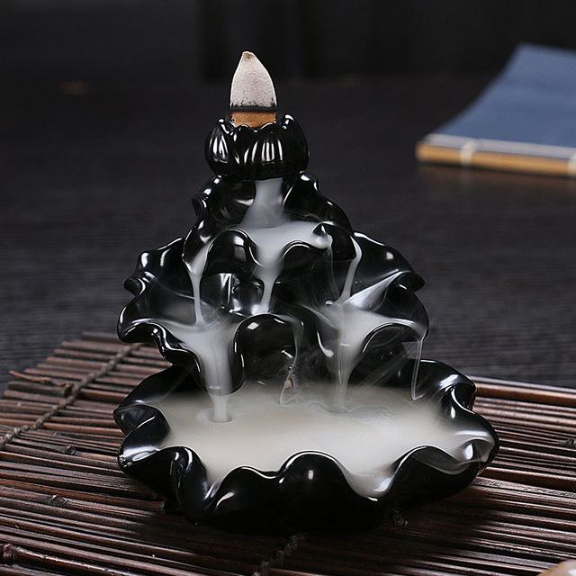 Lotus Pond Bullet Tower Incense Burner