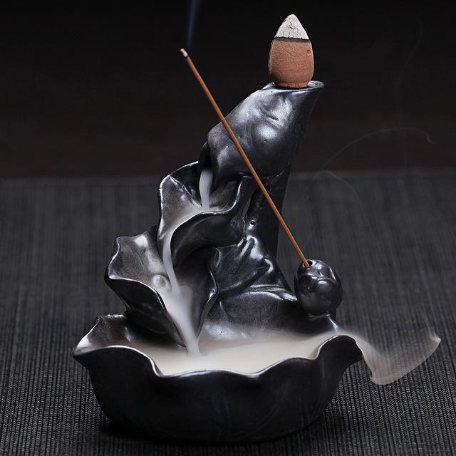 Lotus Pond Bullet Tower Incense Burner